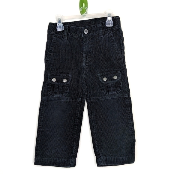 Janie and Jack Corduroy Black Pants 2T - Picture 1 of 4